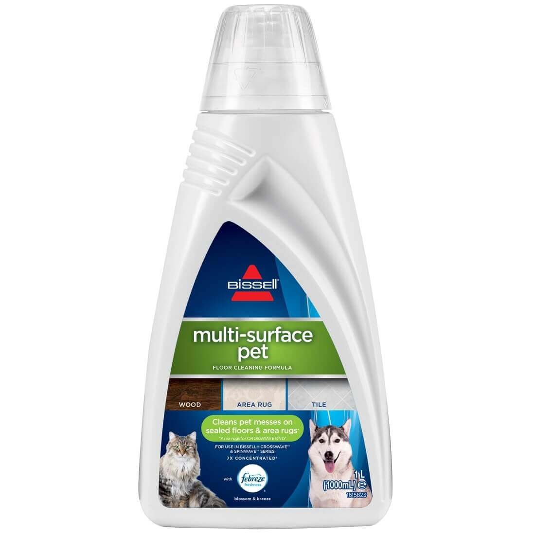 Produit d'entretien Multi Surface Febreze 1L pour Crosswave Pet Pro Produit d'entretien Multi Surface Febreze 1L pour Crosswave Pet Pro