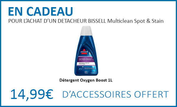 Cadeaux pour l'achat d'un Bissell Multiclean Spot & Stain Cadeaux pour l'achat d'un Bissell Multiclean Spot & Stain